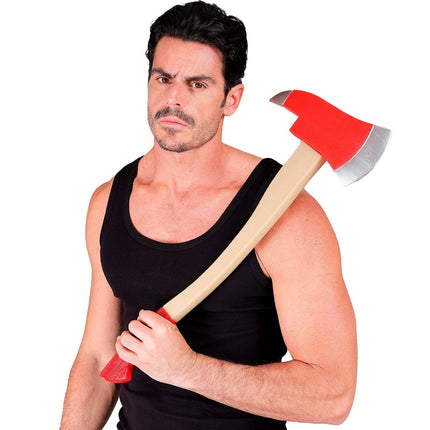 Brandweerman Nep Bijl 60cm van Widmann koop je bij Partywinkel