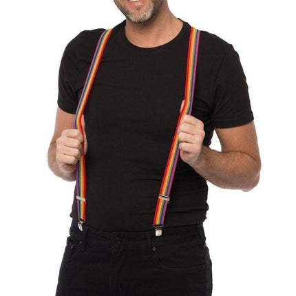 Bretels Regenboog van Partychimp koop je bij Partywinkel