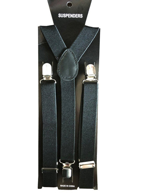 Bretels Zwart - Breedte 2,5 cm van Partychimp koop je bij Partywinkel