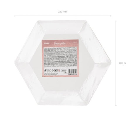 Bride Squad Borden 23cm 6st van Partydeco koop je bij Partywinkel