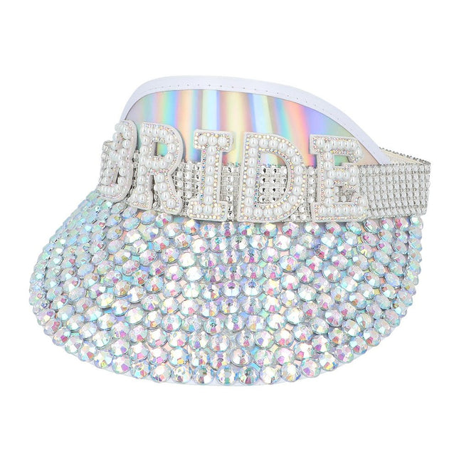 Bride Zonneklep Glitters van Boland koop je bij Partywinkel