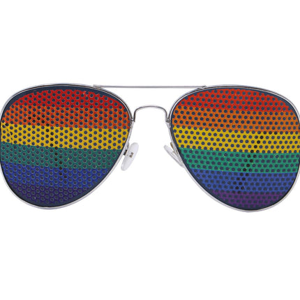 Bril Regenboog Aviator van Fiestas Guirca koop je bij Partywinkel