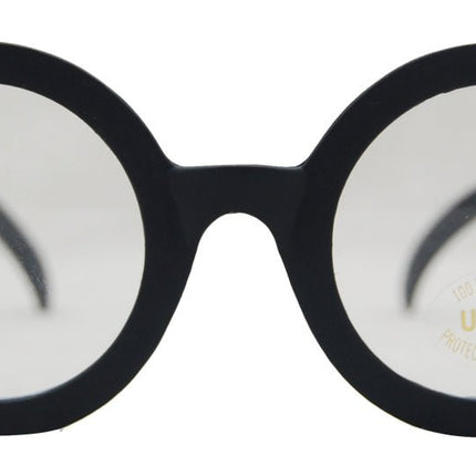 Bril Rond Zwart van Folat koop je bij Partywinkel