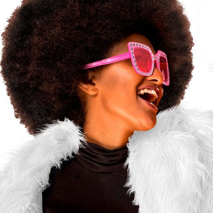 BRIL ROZE MET STRASS van Widmann koop je bij Partywinkel