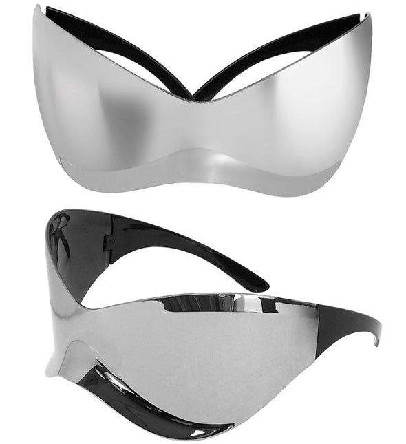 Bril Spiegelglas Oversized van Widmann koop je bij Partywinkel