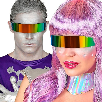 Bril Spiegelglas Regenboog van Widmann koop je bij Partywinkel