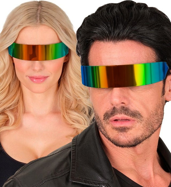Bril Spiegelglas Regenboog van Widmann koop je bij Partywinkel