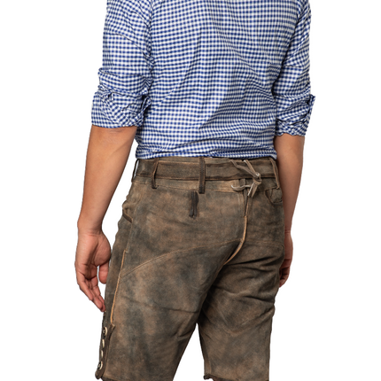 Lederhose Marrón Corto Brixen