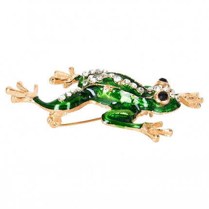 Broche Kikker 7X3.5Cm van PartyXplosion koop je bij Partywinkel