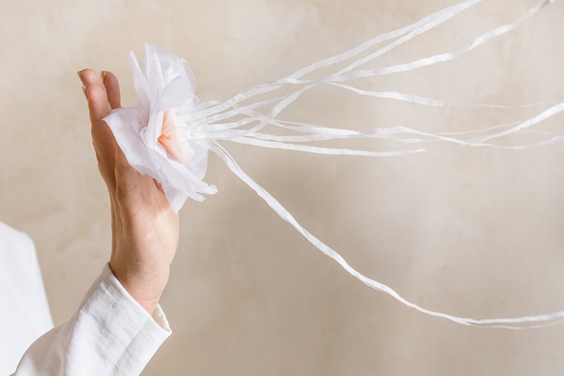 Bruiloft Slinger Wit 7,5cm van Partydeco koop je bij Partywinkel