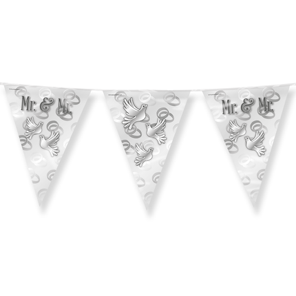 Bruiloft Slingers Mr, & Mr, 10m van Paper Dreams koop je bij Partywinkel