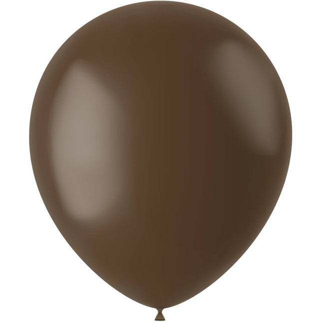 Bruine Ballonnen 10st - Partywinkel - 8714572195973