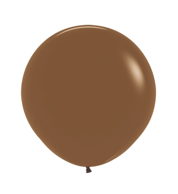 Bruine Ballonnen 61cm 3st van Sempertex koop je bij Partywinkel