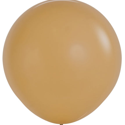 Bruine Ballonnen 91cm 2st van Sempertex koop je bij Partywinkel