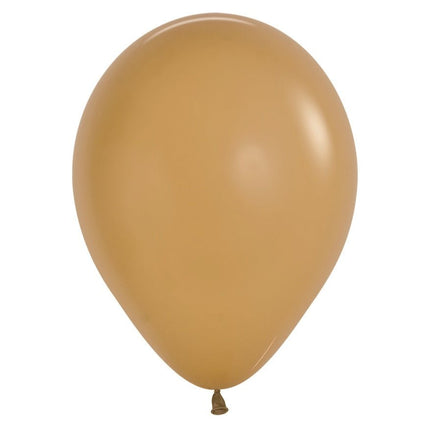 Bruine Ballonnen Latte 23cm 100st van Sempertex koop je bij Partywinkel