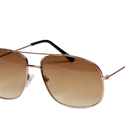 Bruine Bril 70'S van Wilbers & Wilbers koop je bij Partywinkel