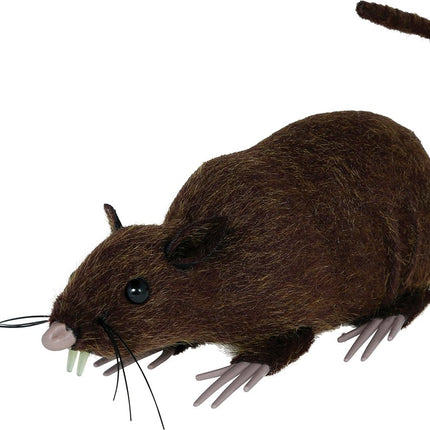Bruine Nep Rat 15cm van Fiestas Guirca koop je bij Partywinkel