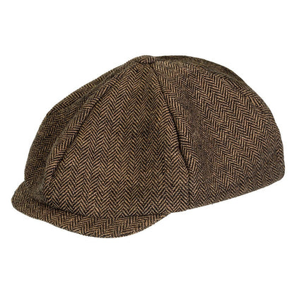 Bruine Pet Peaky Blinders Birmingham van Boland koop je bij Partywinkel