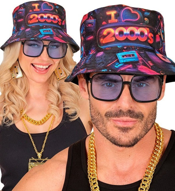 Bucket Hat 2000's van Widmann koop je bij Partywinkel