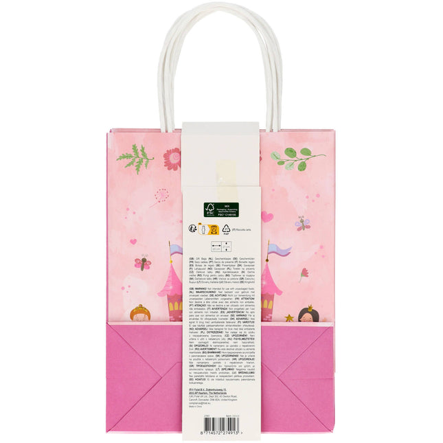 Bolsas Fiesta Princesas 27cm 6uds