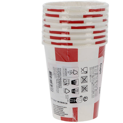 Vasos Pirata 250ml 8ud