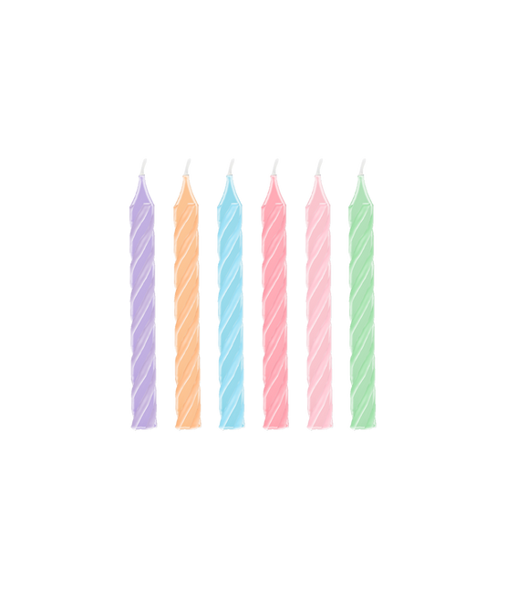 Velas Pastel