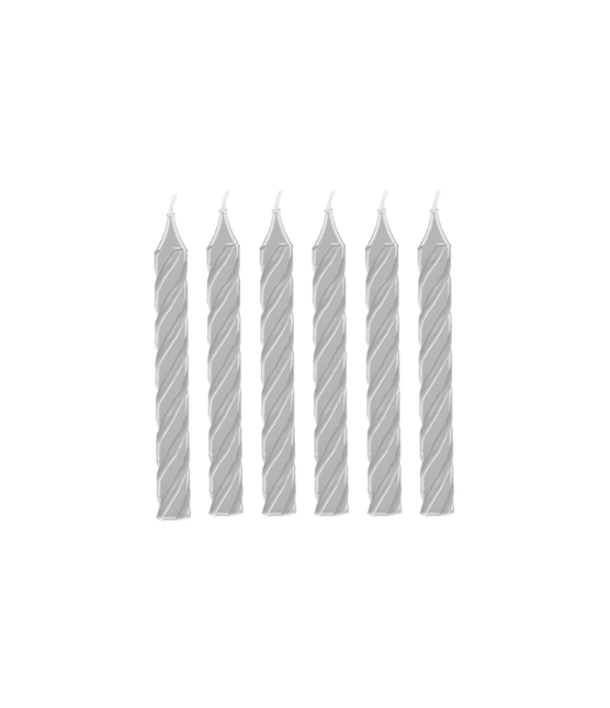 Velas Plata 12,5cm