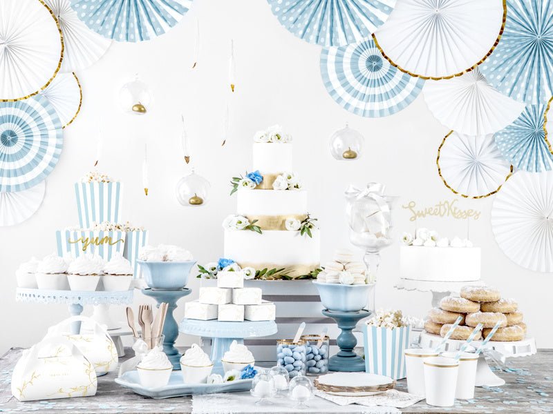 Cakedoosjes Thankyou Goud 16cm 10st van Partydeco koop je bij Partywinkel