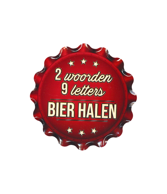 Posavasos Rojo Cerveza 11cm