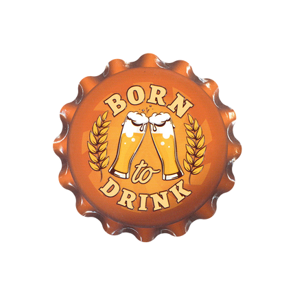 Posavasos Naranja Born To Drink 11cm