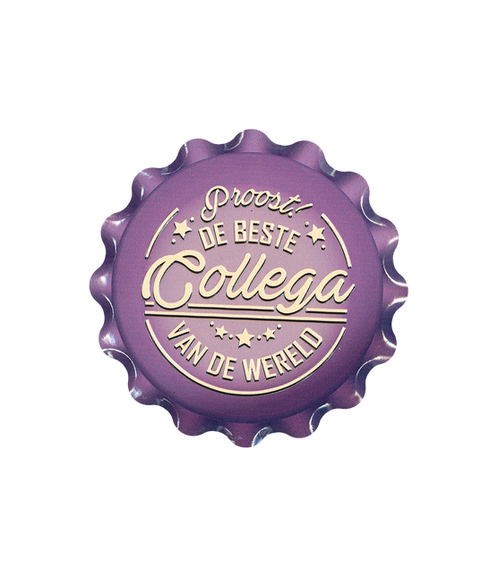 Posavasos Morado Colega 11cm