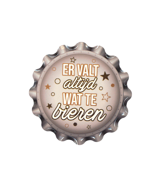 Posavasos Beige Blanco Siempre Hay Algo Que Beber 11cm