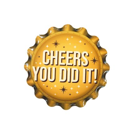 Posavasos Amarillos You Did It 11cm