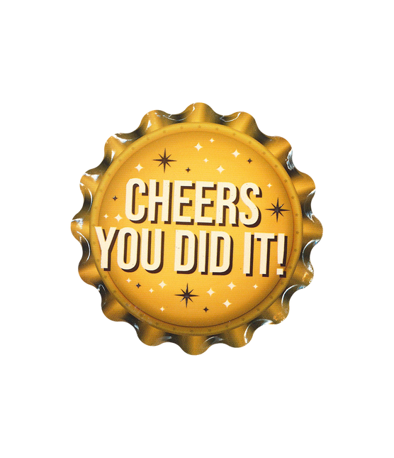 Posavasos Amarillos You Did It 11cm