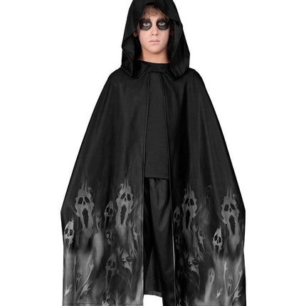 Cape Geest Zwart 90 CM van Widmann koop je bij Partywinkel