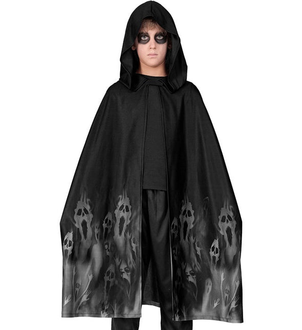 Cape Geest Zwart 90 CM van Widmann koop je bij Partywinkel