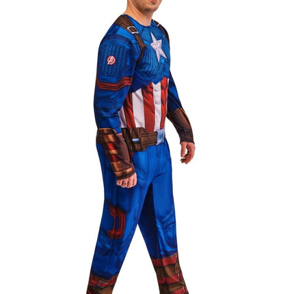 Captain America Kostuum Heren Blauw van Rubies koop je bij Partywinkel