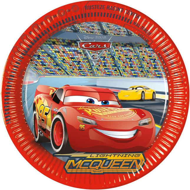 Cars Borden Rood 23cm 8st van Procos koop je bij Partywinkel