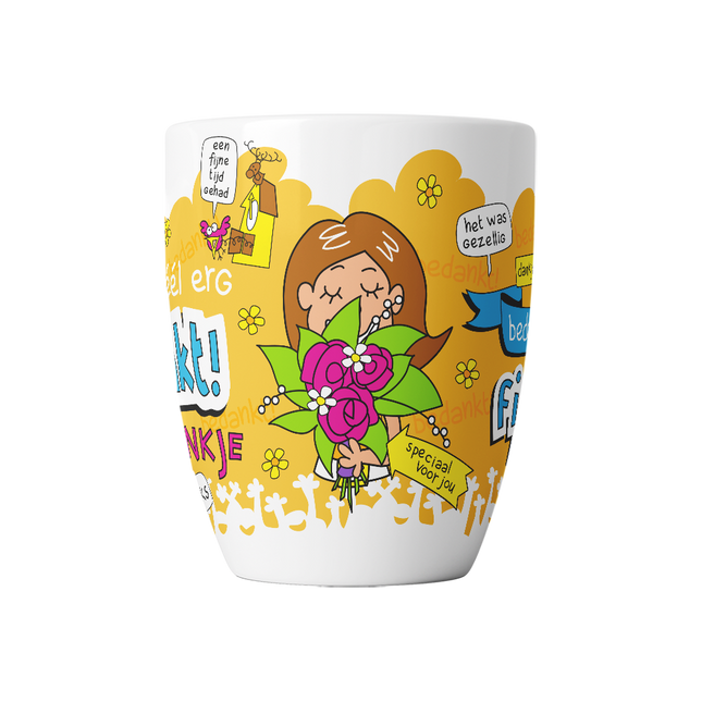 Taza de dibujos animados - Happy time