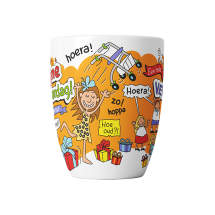 Taza de dibujos animados - Feliz cumpleaños