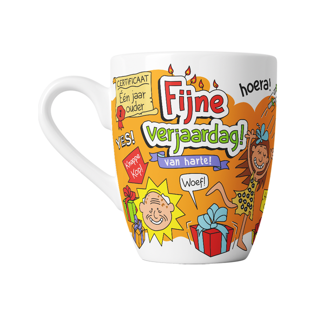 Taza de dibujos animados - Feliz cumpleaños