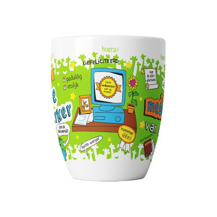 Taza de dibujos animados - Empleado