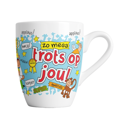 Taza de dibujos animados - Orgulloso de ti