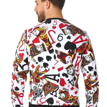Casino Speelkaarten Trui Heren OppoSuits van OppoSuits koop je bij Partywinkel