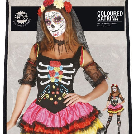 Catrina Halloween Kostuum Dames van Fiestas Guirca koop je bij Partywinkel