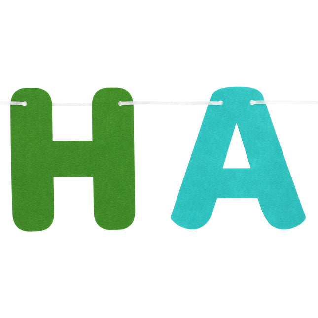 Guirnalda de Letras de Feliz Cumpleaños de Colores 4m