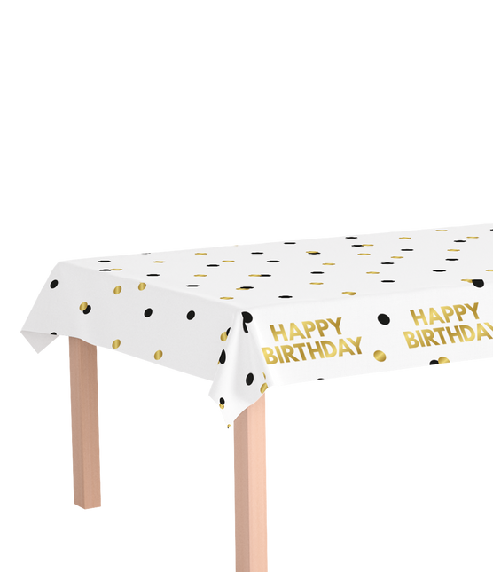 Mantel Feliz Cumpleaños Lunares 2.74m