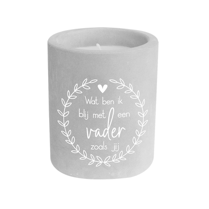 Padre Vela Cemento Gris 8cm