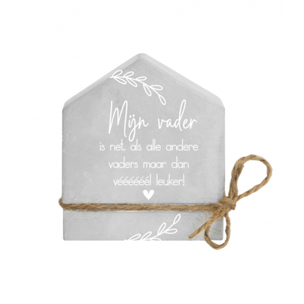 Casa de Cemento Gris Padre 8cm