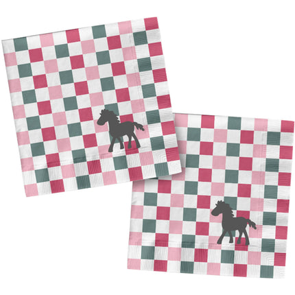 Servilletas Caballo 33cm 20ud